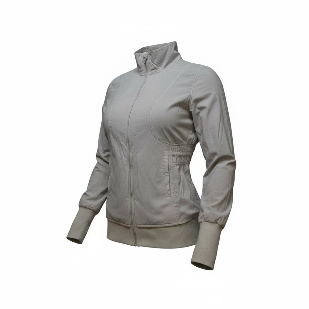 Lululemon Jacket Windbreaker Women's Gray Cinch Running Lightweight 8